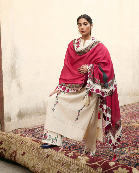Embroidered Dhanak Suit – 3 Piece MB-NRP-044