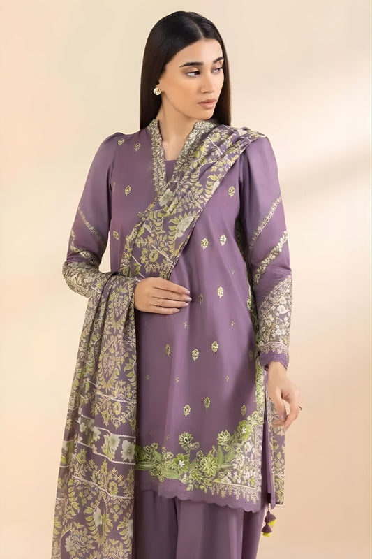 Embroidered Lawn Suit – 3 Piece MB-NRP-015