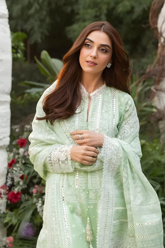 Embroidered Lawn Suit – 3 Piece MB-NRP-019