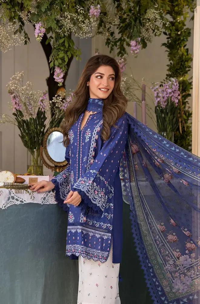 Embroidered Lawn Suit – 3 Piece MB-NRP-021