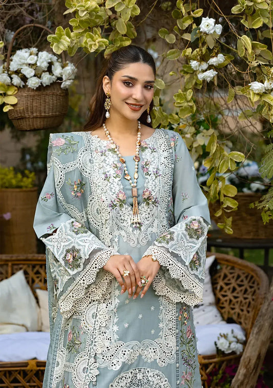 Embroidered Lawn Suit – 3 Piece MB-NRP-032