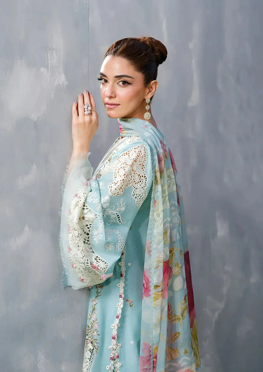 Embroidered Lawn Suit – 3 Piece MB-NRP-034