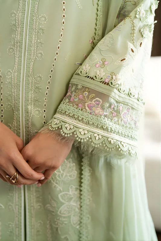 Qalamkar Embroidered Lawn Suit – 3 Piece (Chiffon Dupatta) MB-NRP-090