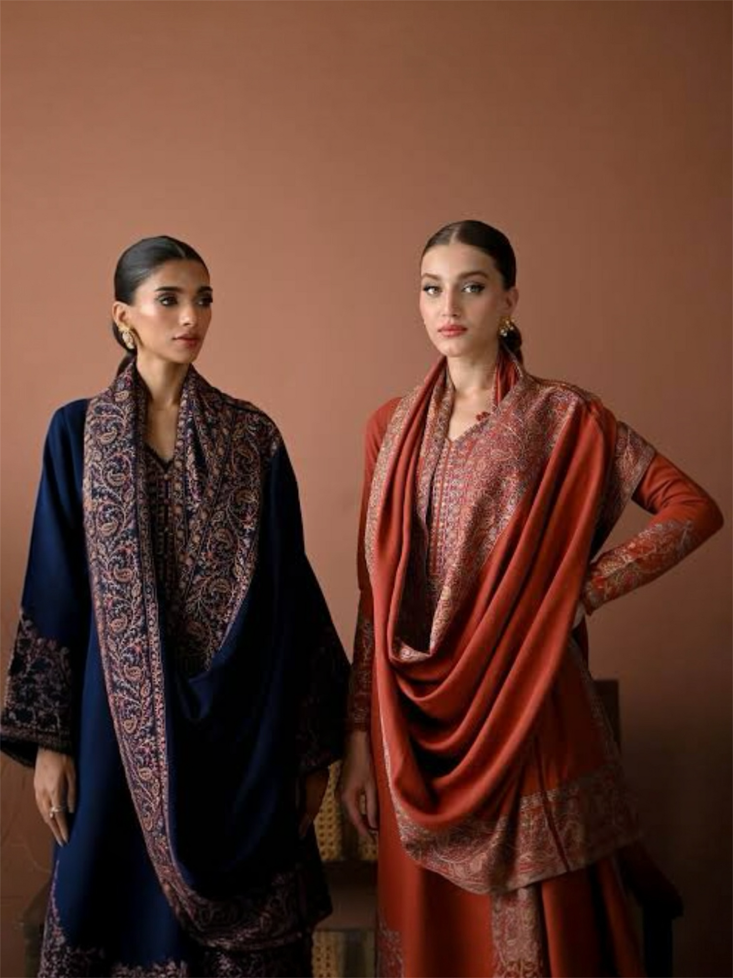 Embroidered Dhanak Suit – 3 Piece MB-NRP-081