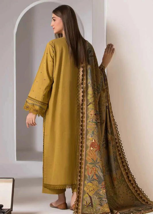 Embroidered Dhanak Suit – 3 Piece MB-NRP-078