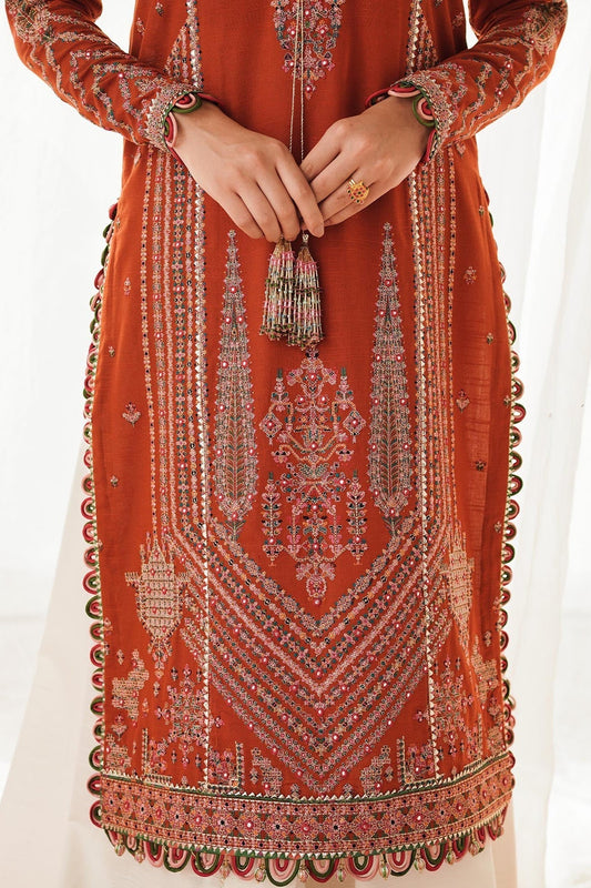 Embroidered Dhanak Suit – 3 Piece MB-NRP-066