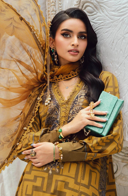 Maria.B. Printed Lawn Suit – 3 Piece MB-NRP-046