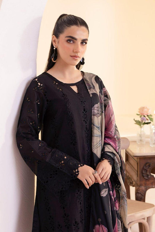 Chikankari Lawn Suit – 3 Piece (Silk Dupatta) MB-NRP-165