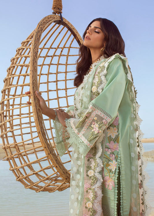 Premium Chikankari Lawn Cotton Suit – 3 Piece MB-NRP-159