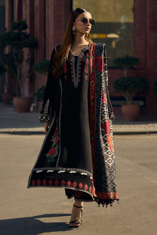 Embroidered Dhanak Suit – 3 Piece MB-NRP-043