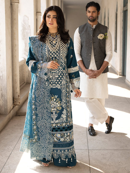 Embroidered Lawn Suit – 3 Piece MB-NRP-010