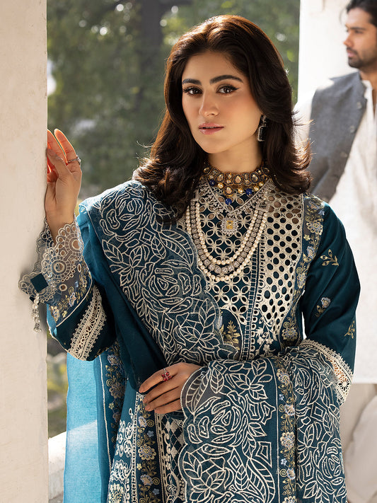 Embroidered Lawn Suit – 3 Piece MB-NRP-010