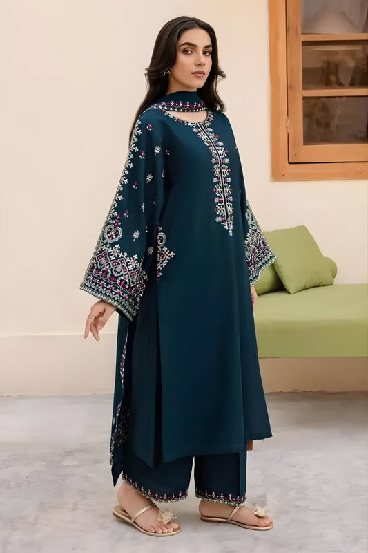 Embroidere Dhanak Suit – 3 Piece MB-NRP-007