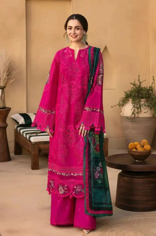 Embroidered Lawn Suit – 3 Piece (Printed Dupatta) MB-NRP-013