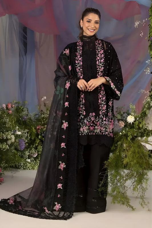 Embroidered Lawn Suit – 3 Piece (Embroidered Dupatta) MB-NRP-014