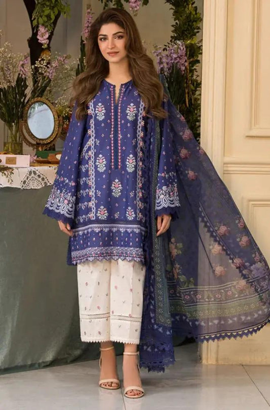 Embroidered Lawn Suit – 3 Piece MB-NRP-021