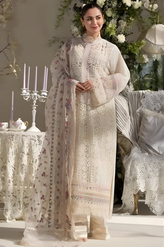 Embroidered Lawn Suit – 3 Piece MB-NRP-023
