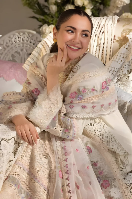 Embroidered Lawn Suit – 3 Piece MB-NRP-023