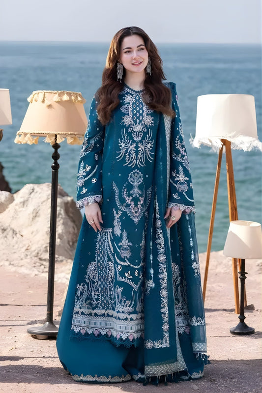 Embroidered Lawn Suit – 3 Piece MB-NRP-024