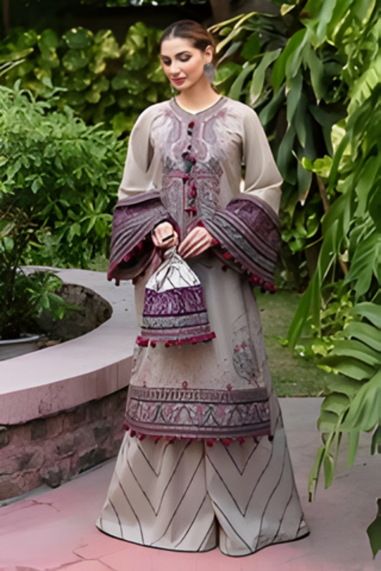 Embroidered Lawn Suit – 3 Piece MB-NRP-027
