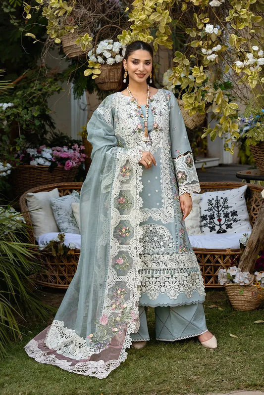 Embroidered Lawn Suit – 3 Piece MB-NRP-032