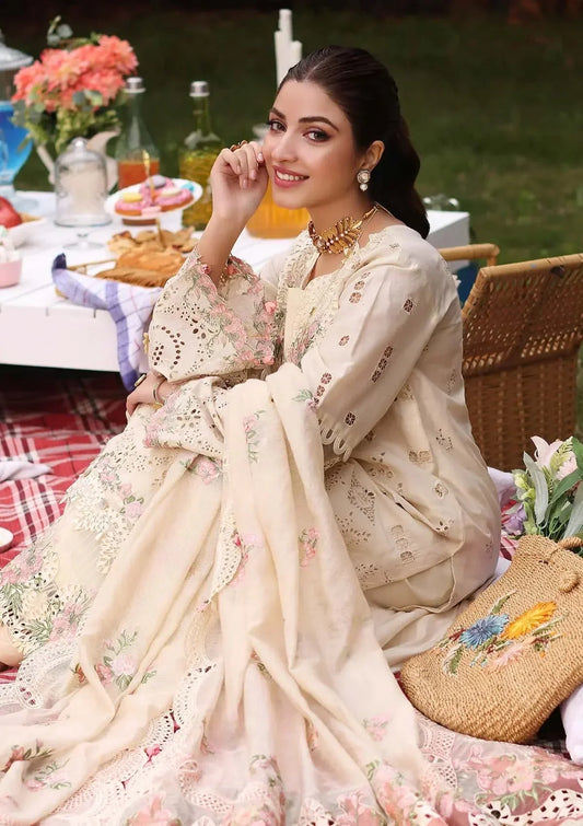 Embroidered Lawn Suit – 3 Piece MB-NRP-039