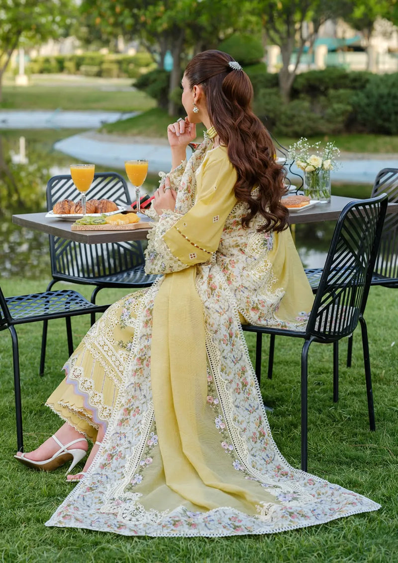 Luxury Embroidered Lawn Suit – 3 Piece MB-NRP-003