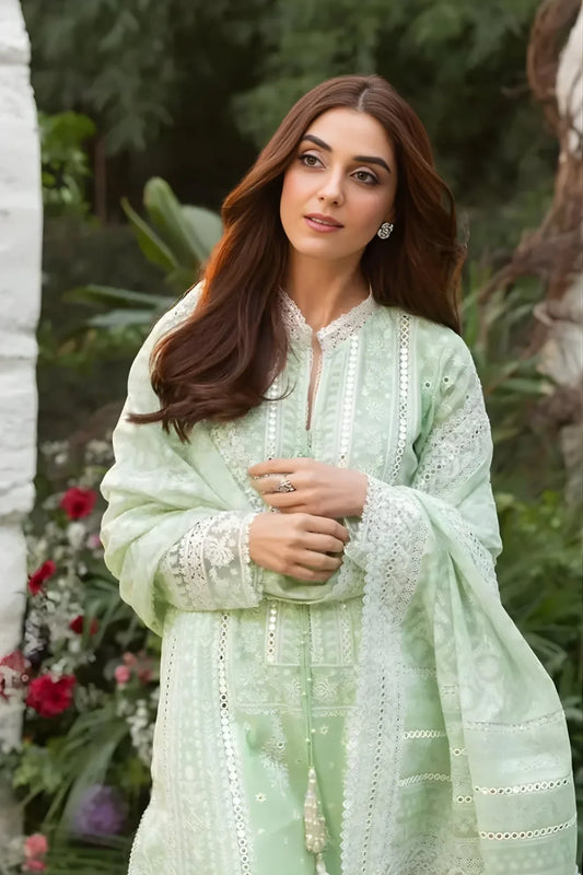 Sobia Nazir Embroidered Lawn Suit – 3 Piece (Chiffon Dupatta) MB-NRP-098