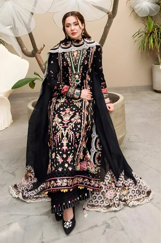 Embroidered Lawn Suit – 3 Piece (Chiffon Dupatta) MB-NRP-115