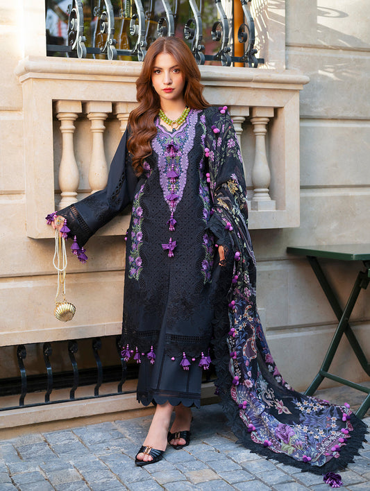 Jade Embroidered Lawn Suit – 3 Piece (Monarch Digital Printed Dupatta) MB-NRP-135