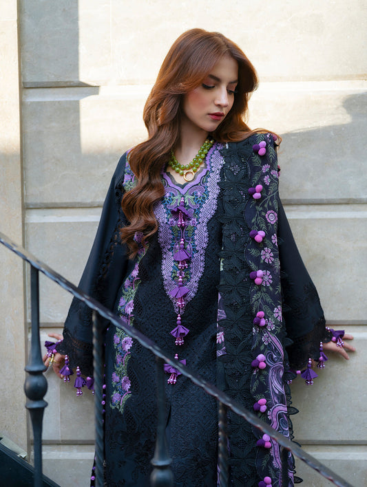 Jade Embroidered Lawn Suit – 3 Piece (Monarch Digital Printed Dupatta) MB-NRP-135