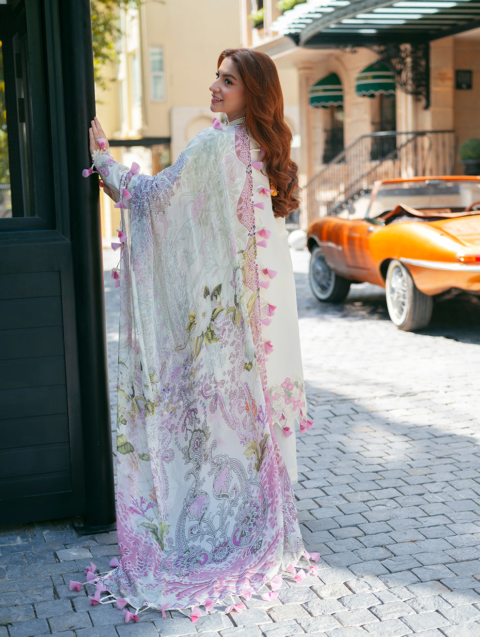 Jade Embroidered Lawn Suit – 3 Piece (Monarch Digital Printed Dupatta) MB-NRP-138