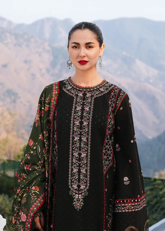 Embroidered Dhanak Suit – 3 Piece MB-NRP-068