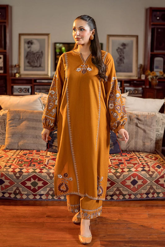 Embroidered Dhanak Suit – 3 Piece MB-NRP-061