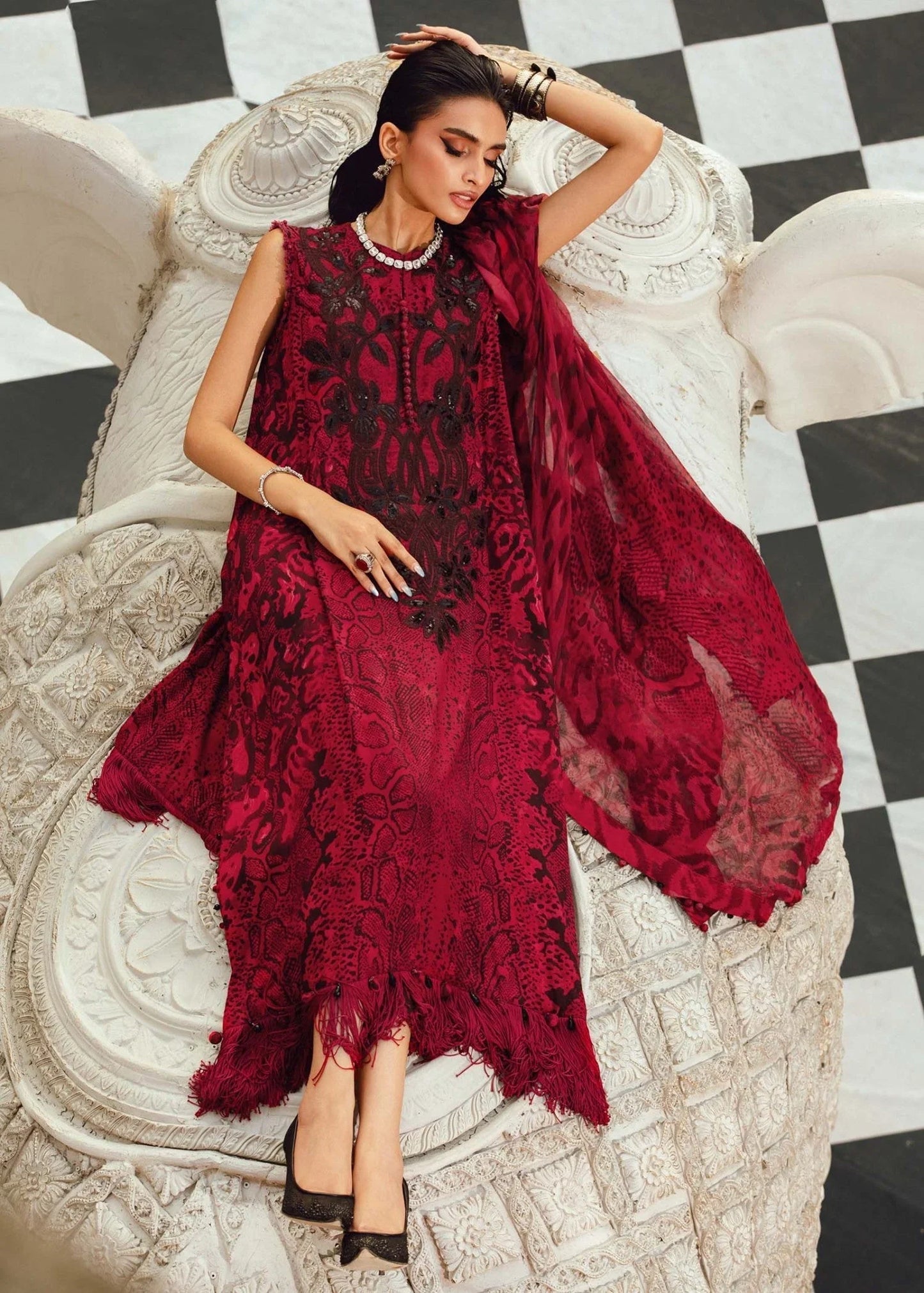 Maria.B. Printed Lawn Suit – 3 Piece MB-NRP-047