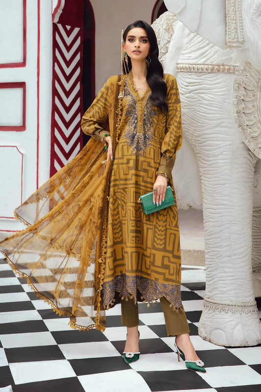 Maria.B. Printed Lawn Suit – 3 Piece MB-NRP-046