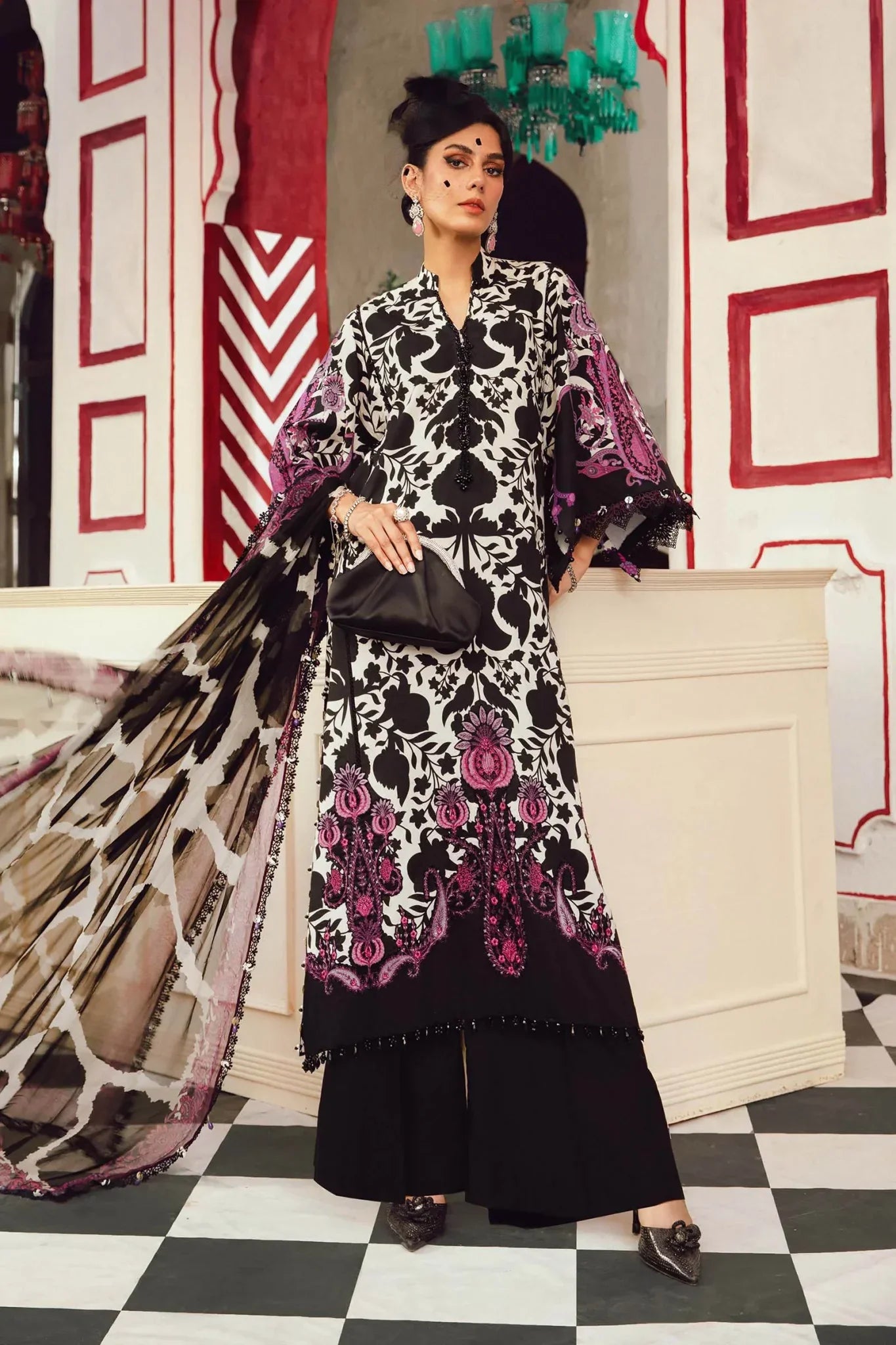 Maria.B. Printed Lawn Suit – 3 Piece MB-NRP-045