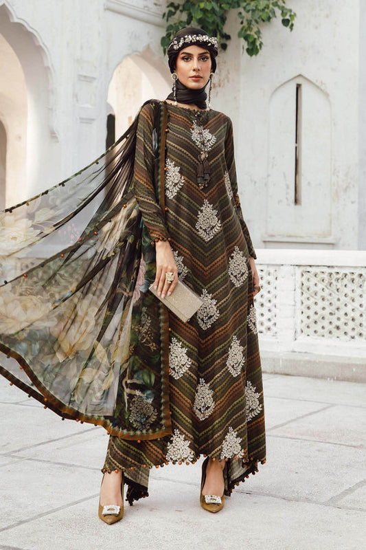 Maria.B. Printed Lawn Suit – 3 Piece MB-NRP-048