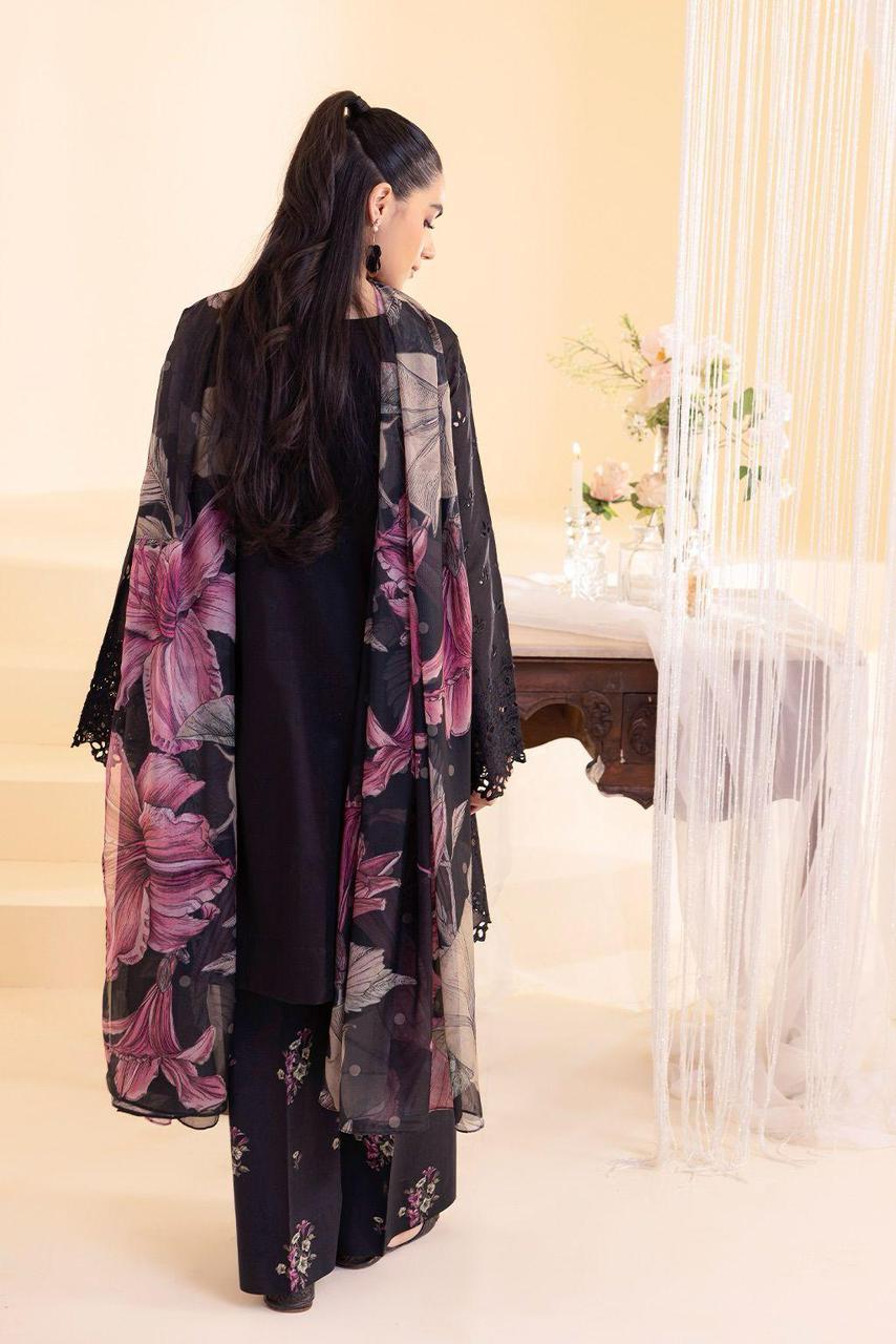 Chikankari Lawn Suit – 3 Piece (Silk Dupatta) MB-NRP-165