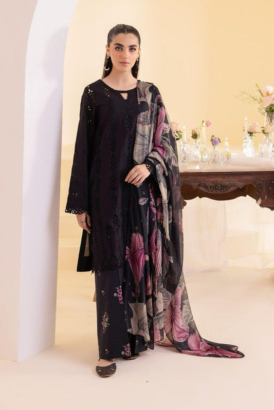 Chikankari Lawn Suit – 3 Piece (Silk Dupatta) MB-NRP-165