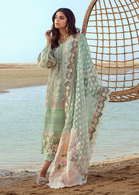 Premium Chikankari Lawn Cotton Suit – 3 Piece MB-NRP-159