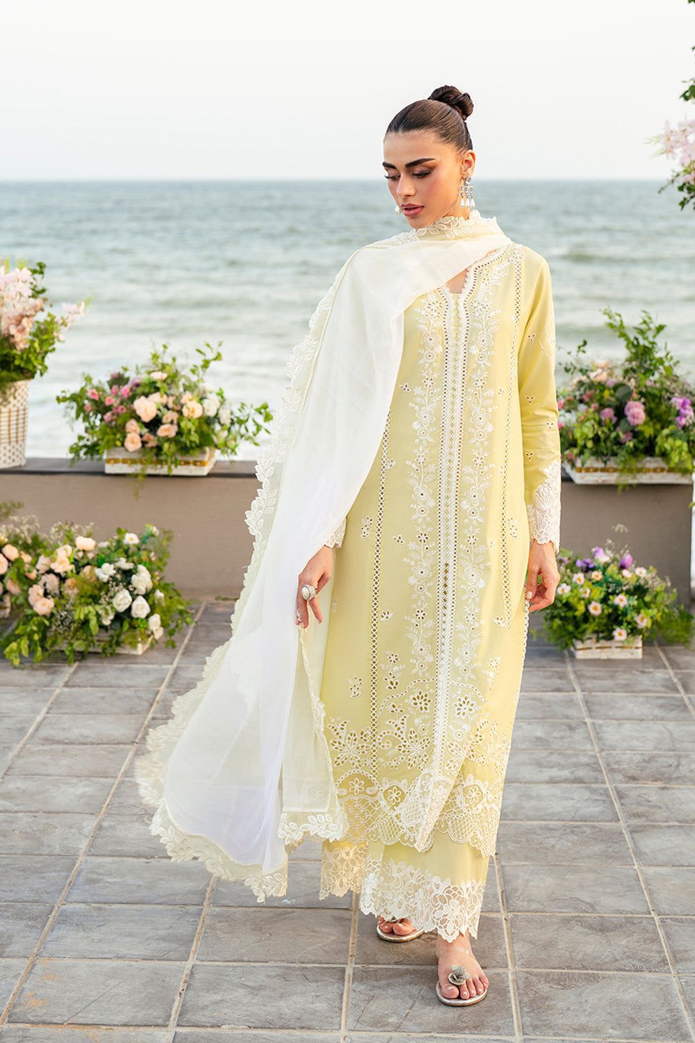 Premium Air-Jet Lawn Embroidered Suit – 3 Piece MB-NRP-161