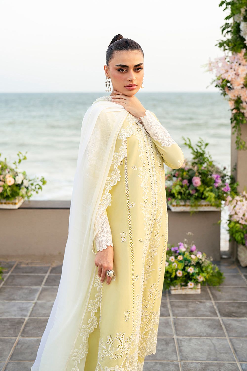 Premium Air-Jet Lawn Embroidered Suit – 3 Piece MB-NRP-161