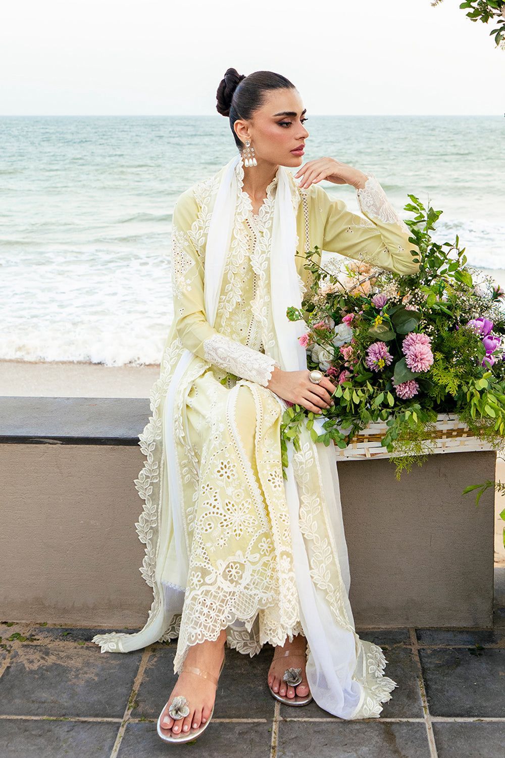 Premium Air-Jet Lawn Embroidered Suit – 3 Piece MB-NRP-161