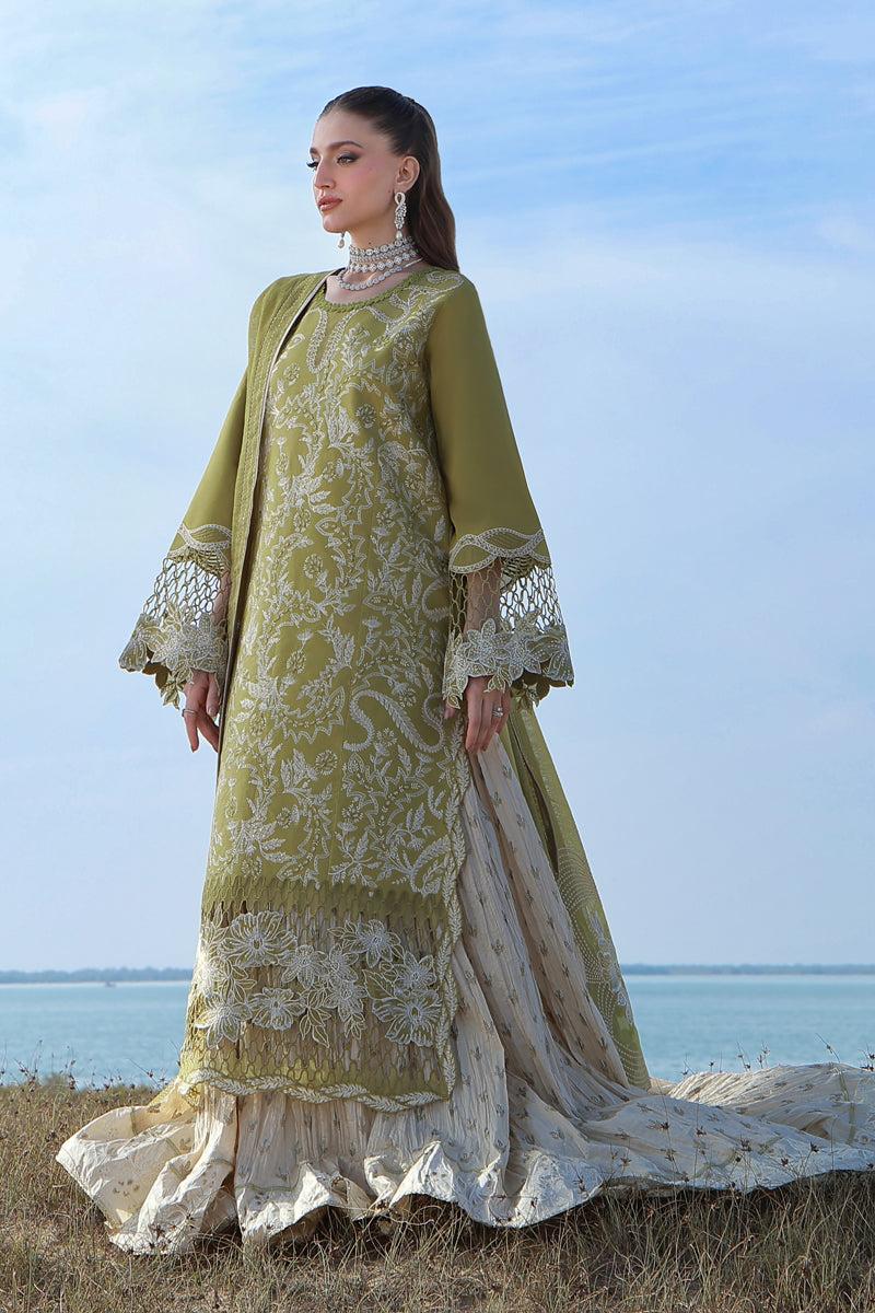 Chikan Kari Heavy Embroidered Lawn Suit – 3 Piece MB-NRP-172