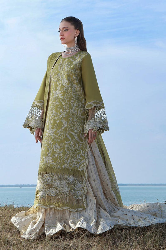 Chikan Kari Heavy Embroidered Lawn Suit – 3 Piece MB-NRP-172