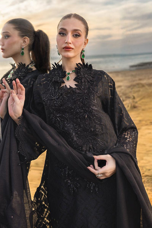 Heavy Embroidered Lawn Suit – 3 Piece (Embellished Neckline) MB-NRP-171